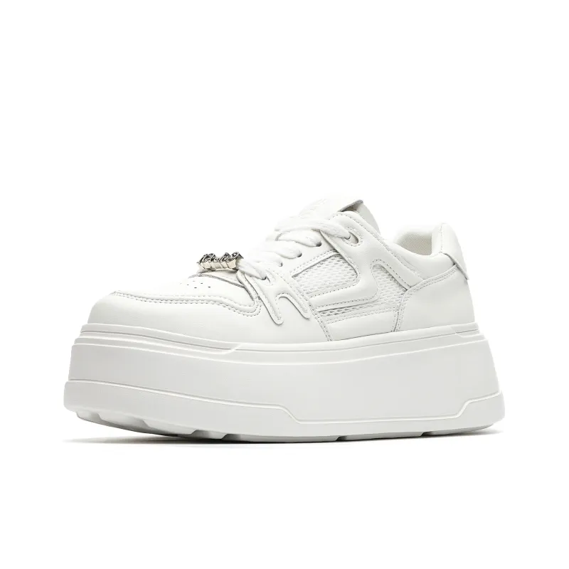 ORD Low Top Skateboard Shoes Women's White-1