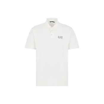 EMPORIO ARMANI EA7 Polo Shirt Men's Starlight White