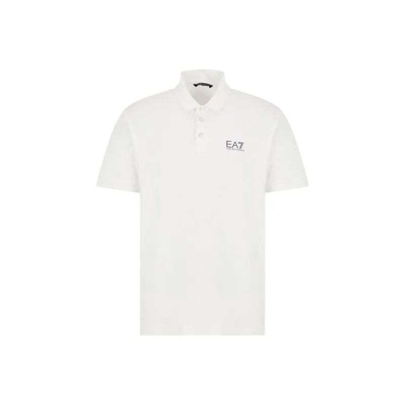 EMPORIO ARMANI EA7 Polo Shirt Men's Starlight White-0