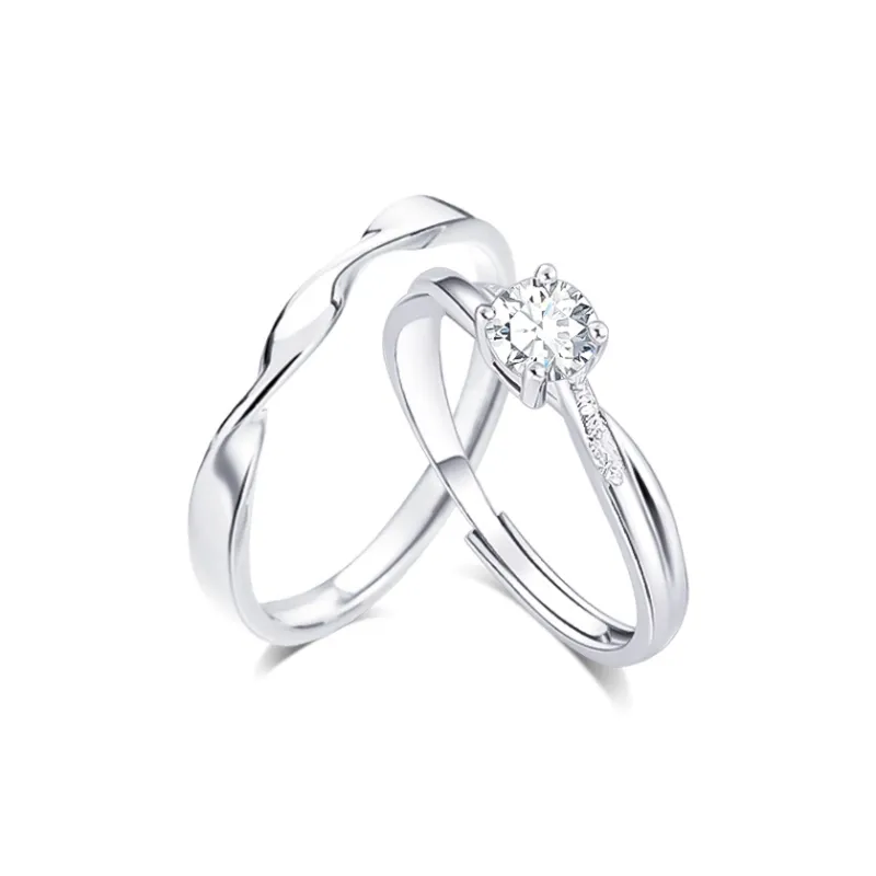 KUMET Sterling Silver Rings Unisex-0