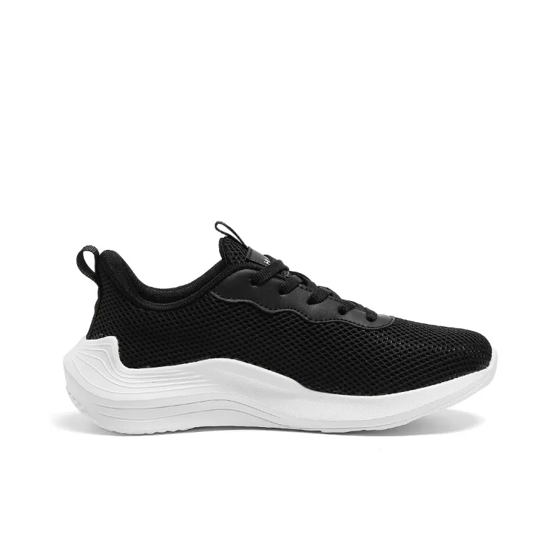 HUANQIU Slip Resistant, Breathable, Lightweight Low Top Casual Running Shoes Women's Black-1