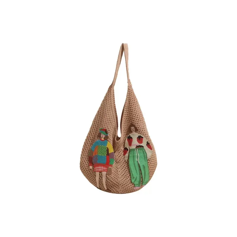 FREEHIKE Knitted Fabric Handbag, Shoulder Bag Women's Multicolor-2