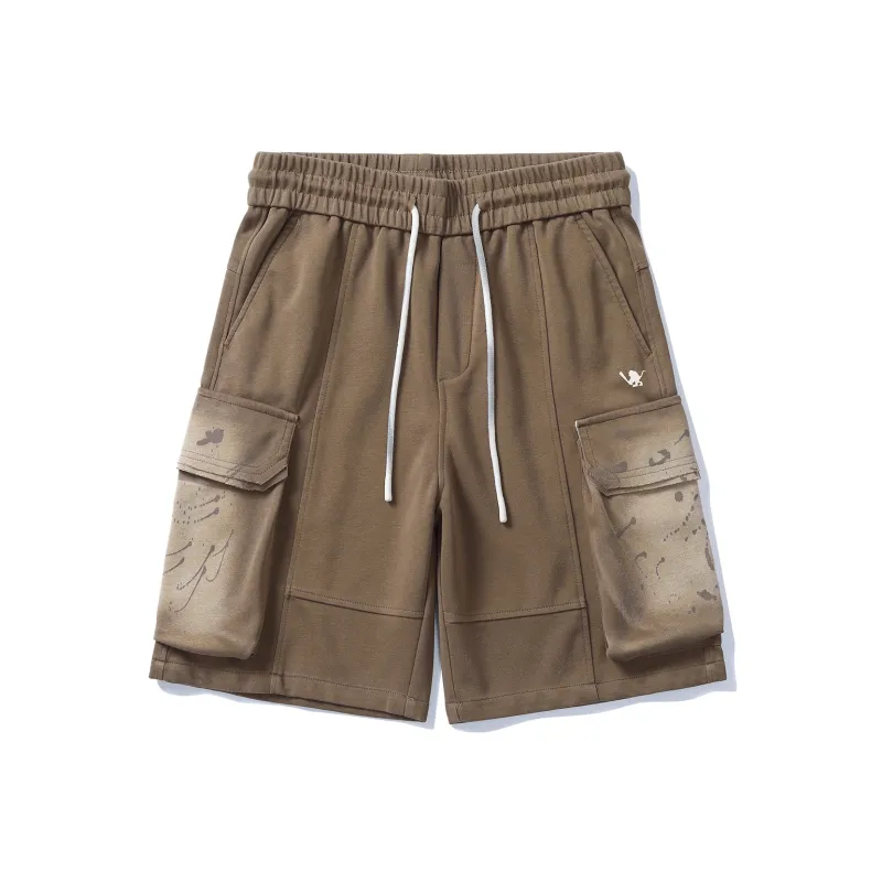 SANTASTIC Casual Shorts Men Caramel-0