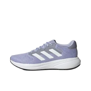 Adidas Response Runner Anti Slip Wear Resistant Low Top Running Shoes Unisex Purple White