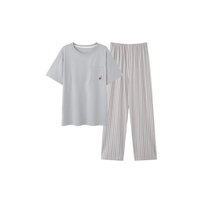 HUADAOJI Men Pajama Sets-0
