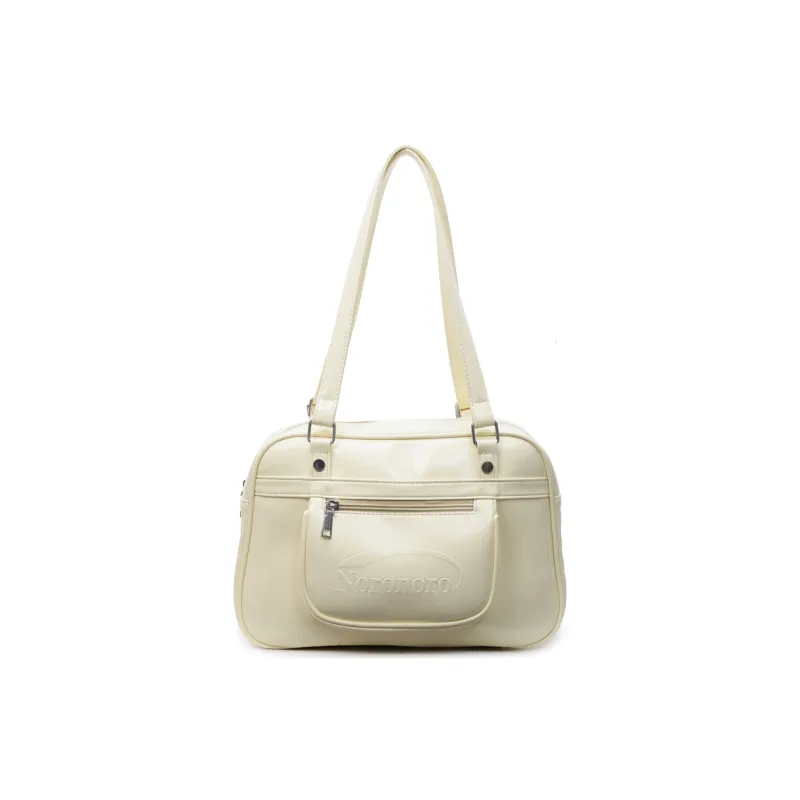 FCTOSSR PU Shoulder Bag Women's White/Black/Yellow/Blue/Pink-10