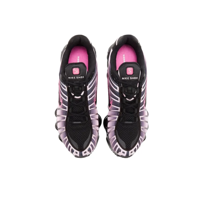 Nike Shox TL Series Anti Slip Wear Resistant Low Top Running Shoes Women's Black Pink-2