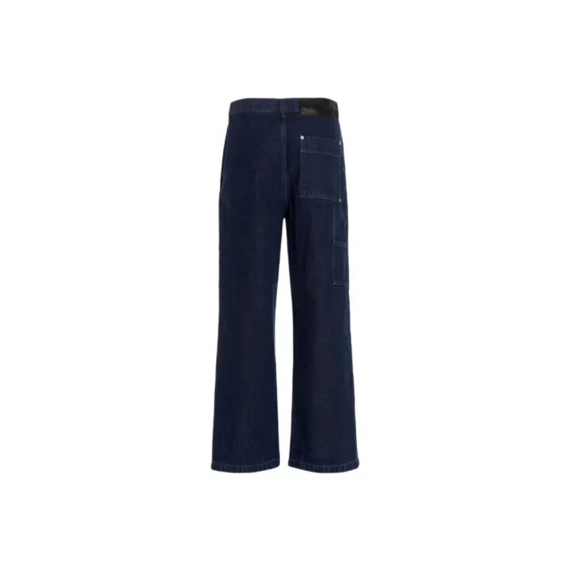 LOEWE Patched Denim Trousers-1