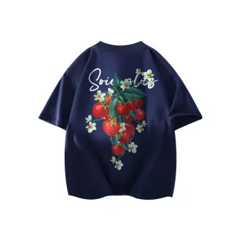 SOIE T-Shirts Unisex Navy Blue