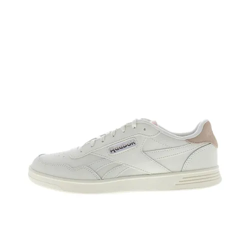 Reebok Court Advance Anti Slip Wear Resistant Low Top Skateboard Shoes Women's White