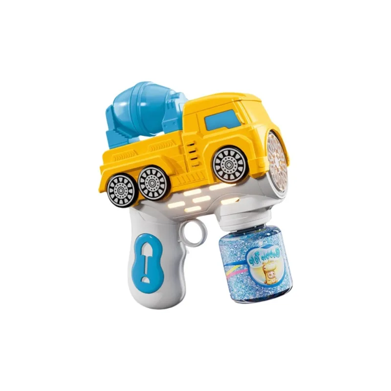 LEHUI TOYS Construction Vehicles Handheld Electric Sound And Light 12 Eyelets Excavators Bubble Machines-6