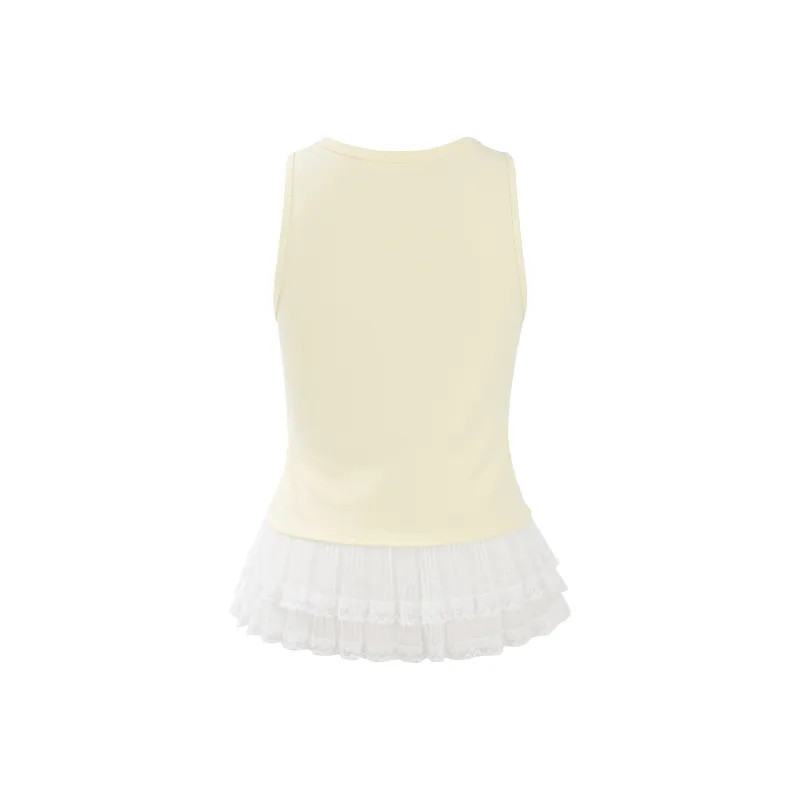 Unifree Tank Tops Women's Yellow Without Pads-1