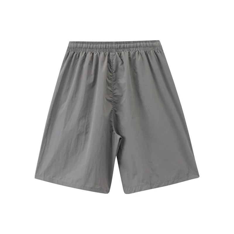 FAKE VINTAGE Summer Casual Shorts Unisex Black-14