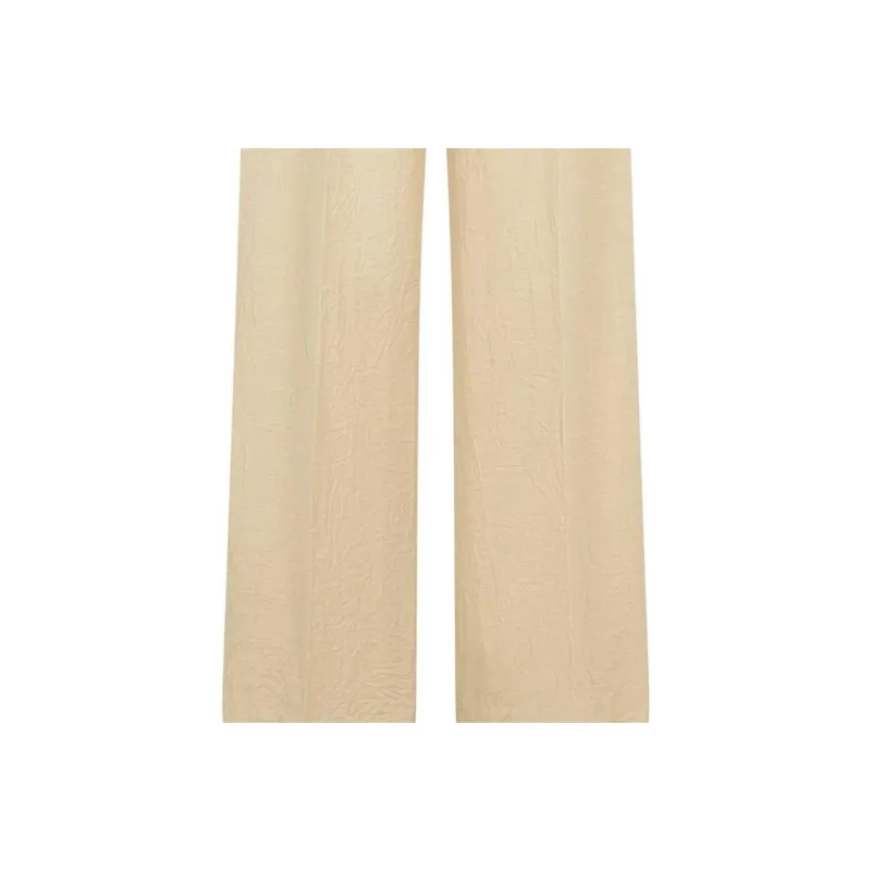 MaxMara Pleat Detailed Wide Leg Trousers-4