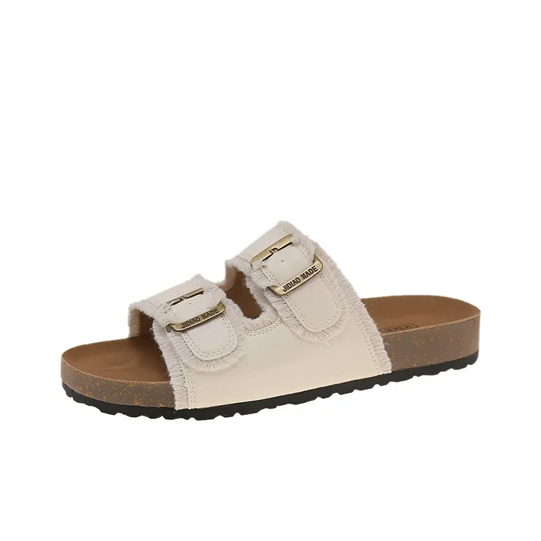 Puppytown Slip Resistant Abrasion Resistant Slide Slippers Women's-9