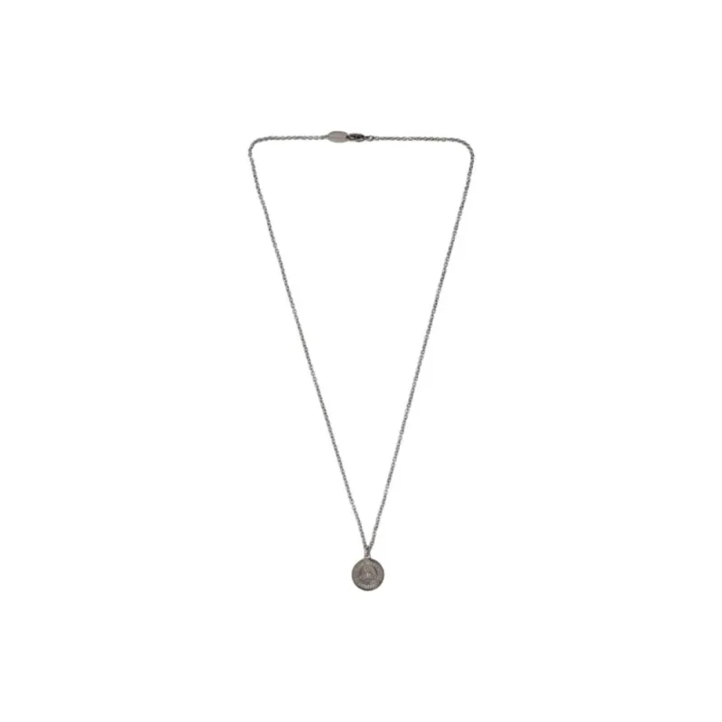 Vivienne Westwood Brass Necklaces Unisex Silver-1