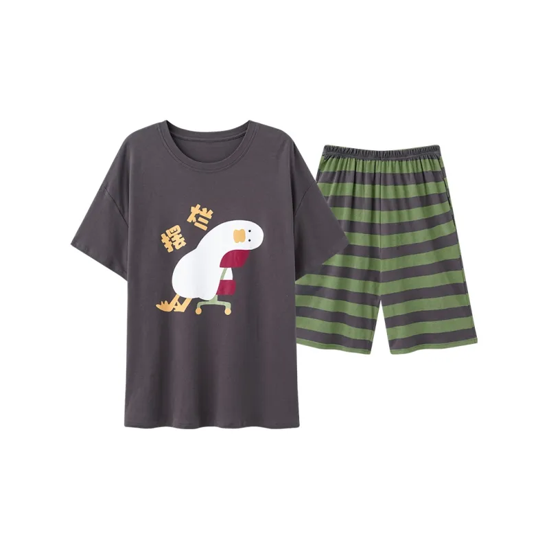 Pretty lady Men Pajama Sets-0