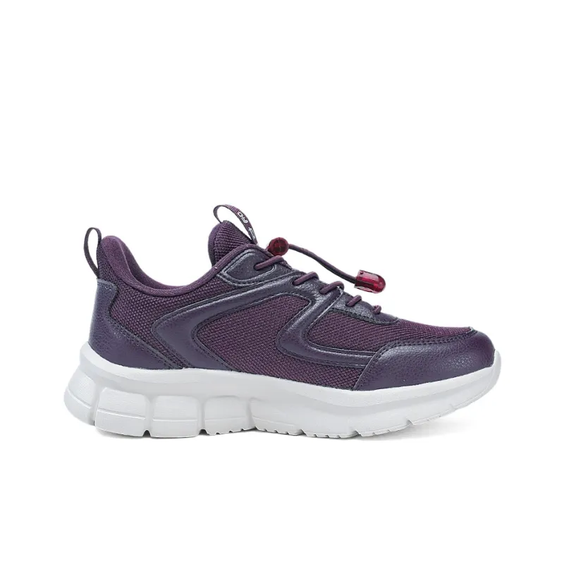 ZULIZ Sports Elderly Shoes Casual Shoes Women's Low Top Dark Reddish Purple/Black White/Pink/Light Purple-12
