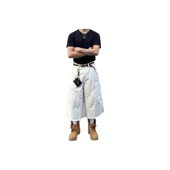 CORNILOT Casual Shorts Unisex White