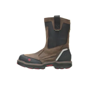 WOLVERINE Abrasion Resistant Slip Resistant Crew Outdoor Boots Men's Brown