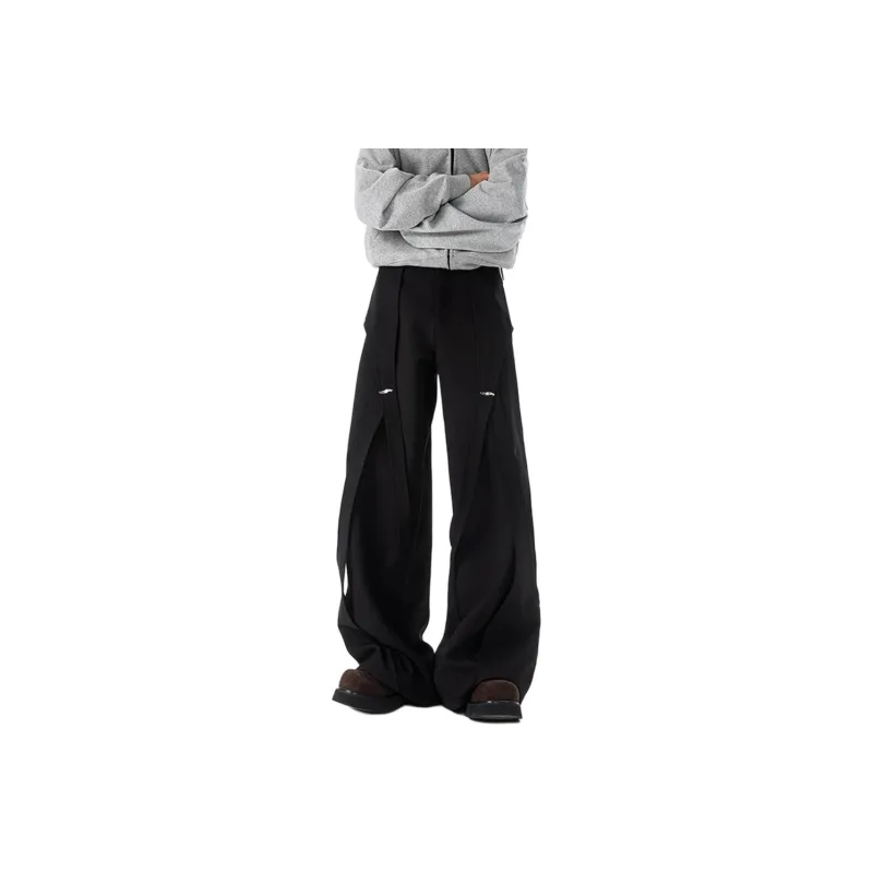 CORNILOT Casual Pants Unisex Black-0