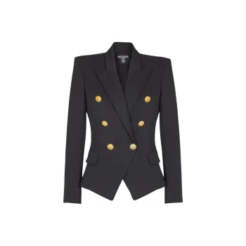 BALMAIN Double breasted Fitted Jacket