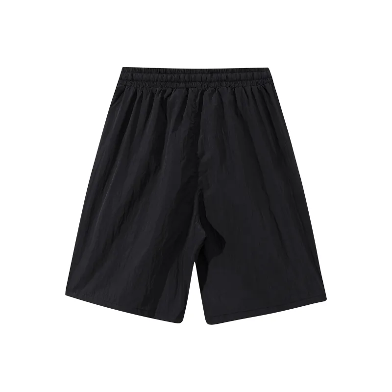 FAKE VINTAGE Summer Casual Shorts Unisex Black-11