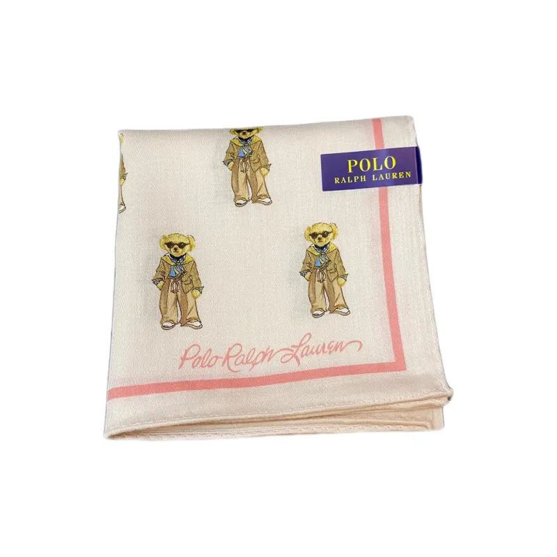 Ralph Lauren Cotton Silk Scarves Unisex White-0