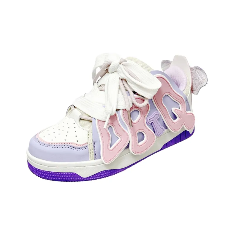 NANJIREN Slip Resistant Cushioning, Abrasion Resistant, Breathable, Height Increasing Low Top Skateboard Shoes Women's-34