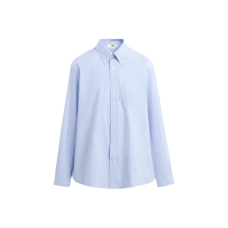 ZARA Shirts Men Stripes-0