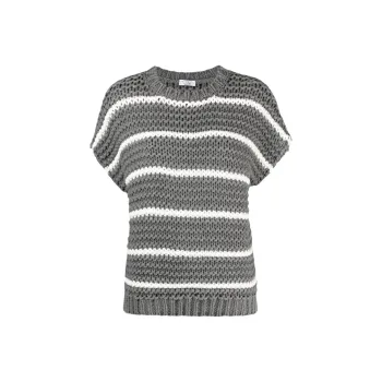 Brunello Cucinelli Chunky knit Short sleeve Jumper