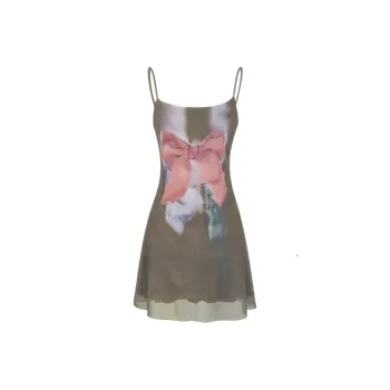YGPRW Slip Dresses Women's Umber