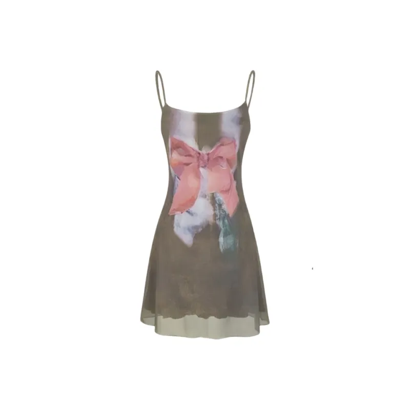 YGPRW Slip Dresses Women's Umber-0
