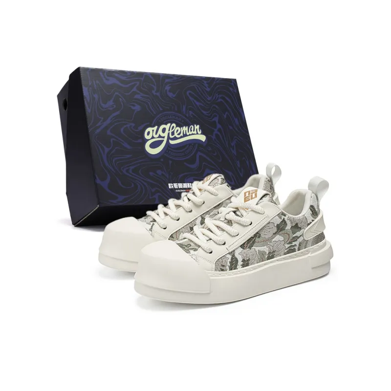 OUGLEMEN Low Top Skateboard Shoes Men's-5