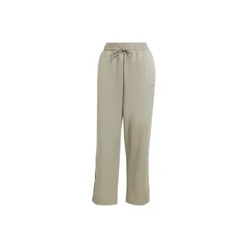 Adidas Women's Essentials Camo Print 3 Stripes Twill Trousers Silver Pebble