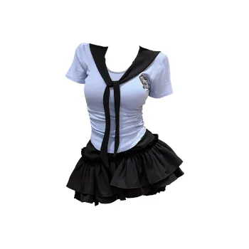 Si Bei'er Two Piece Skirt Sets Women's