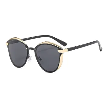 SOMAN Metal Cat Eye Sunglasses Unisex