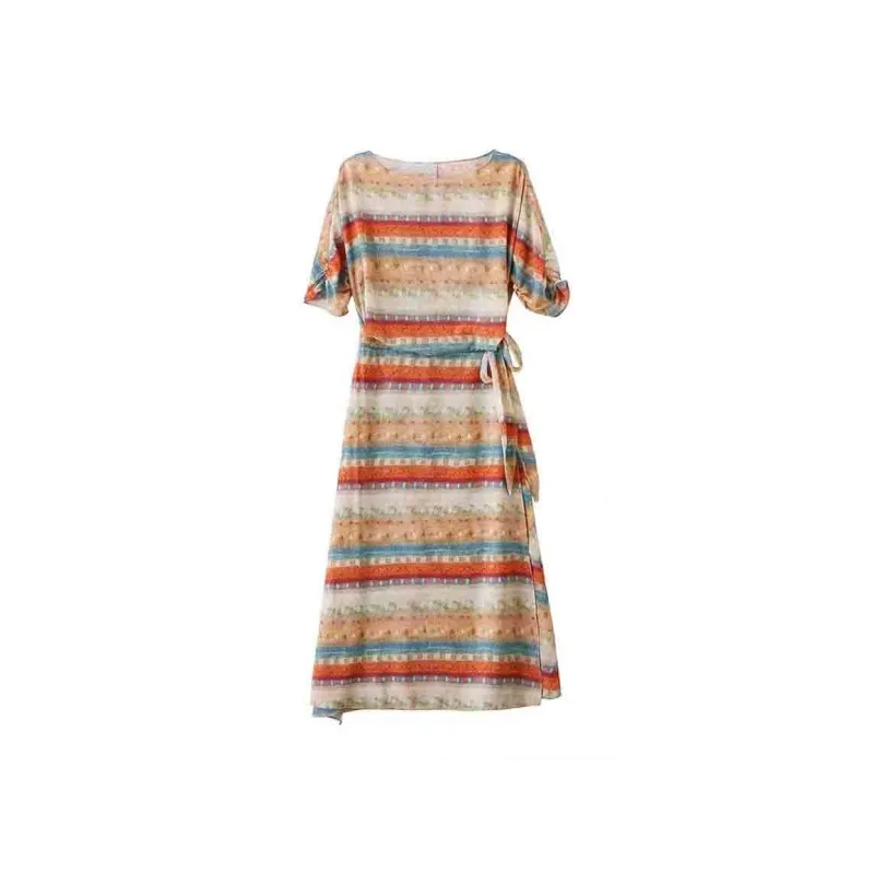 ABCMININ Short Sleeved Dress Women's-0
