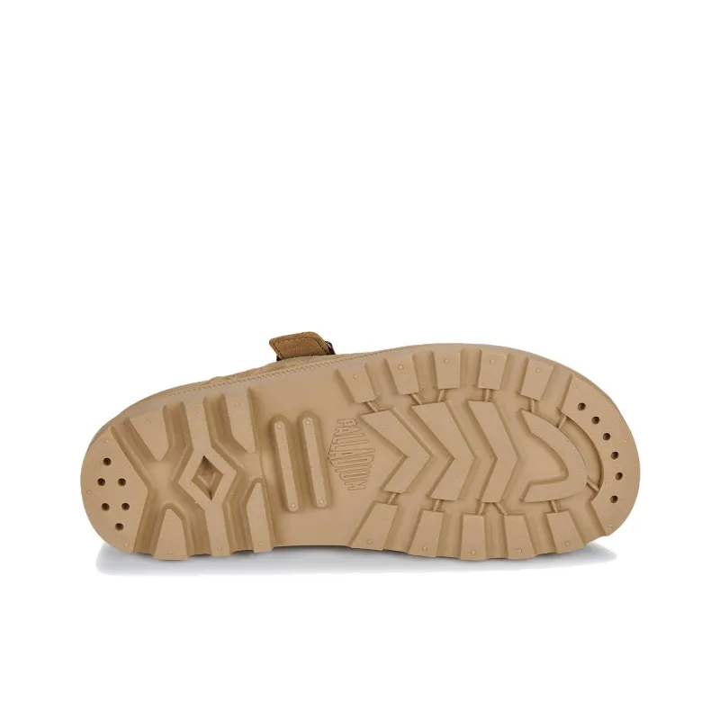 Palladium Abrasion Resistant Slip Resistant Closed Toe Slippers Unisex Brown-5
