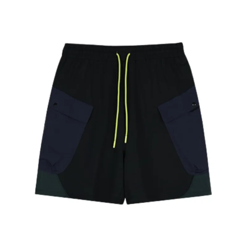 ACMEITEM Casual Shorts Unisex Dark Navy Blue-0
