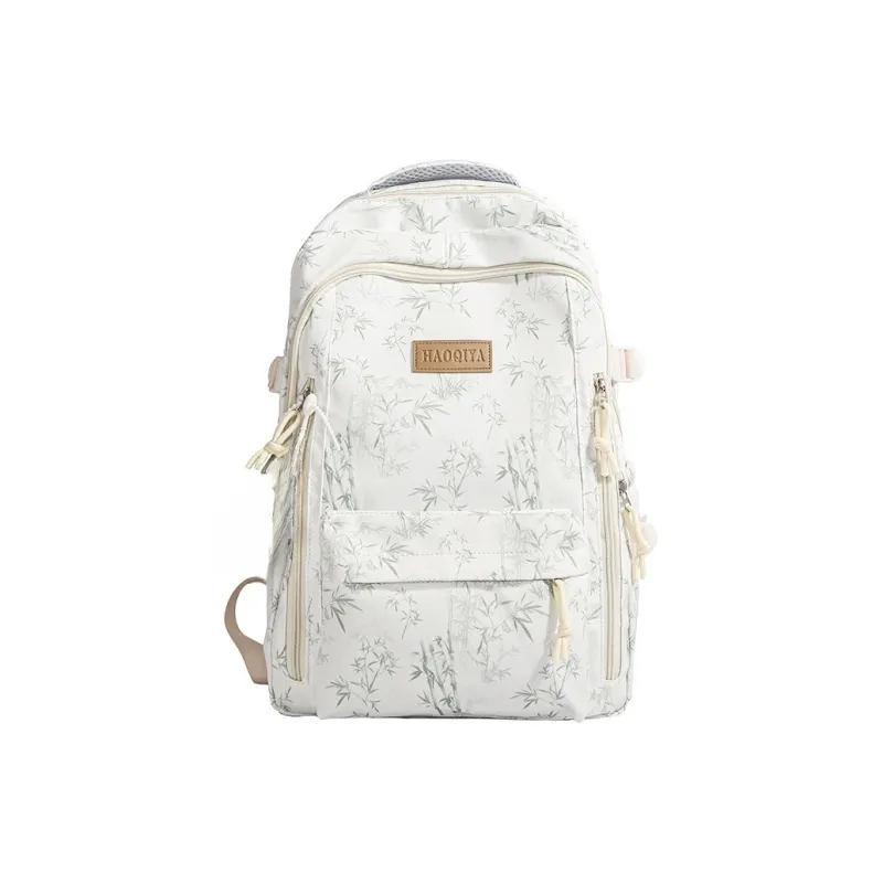 KAMLUI Nylon Fabric Backpack Unisex Multicolor-21