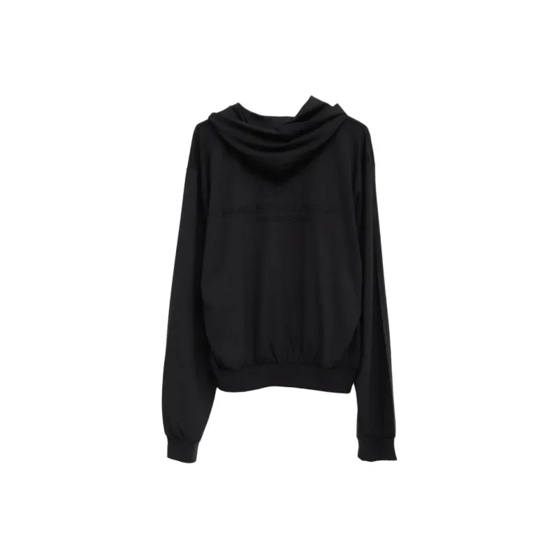 Balenciaga Logo embroidered Hoodie-1