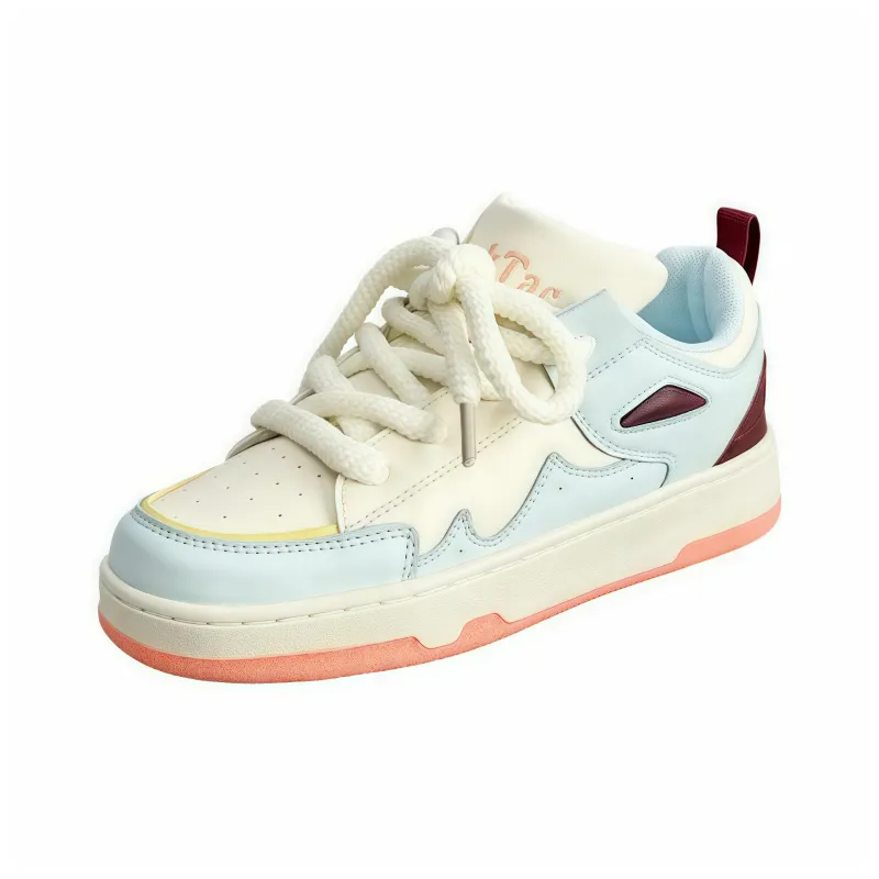 Fawn Miri Slip Resistant Height Increasing Low Top Skateboard Shoes Unisex-10
