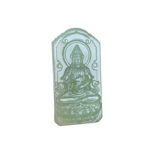 BUDOUXIAOAI Pendants White Jade/Pale Greenish White Jade Unisex