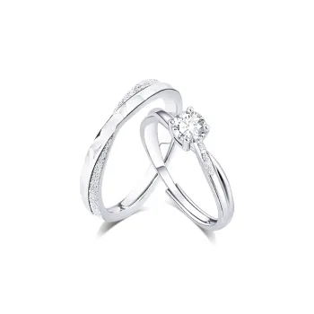 KUMET Sterling Silver Rings Unisex