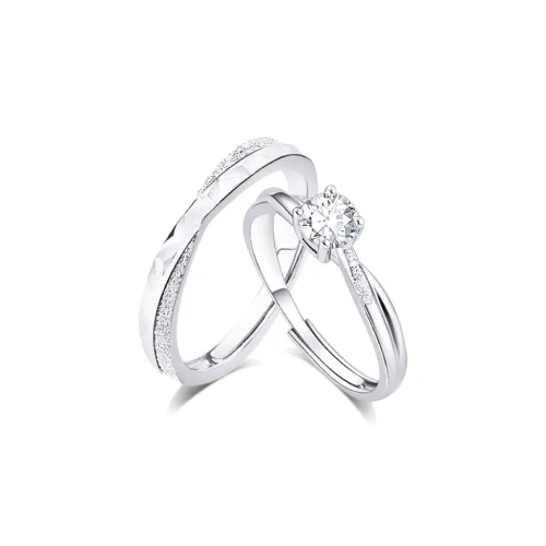 KUMET Sterling Silver Rings Unisex