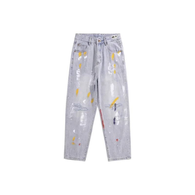 FCB ARCELONA Jeans Unisex Light Blue-0