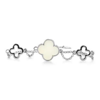 CHINA GOLD Bracelets Pale Greenish White Jade Women's