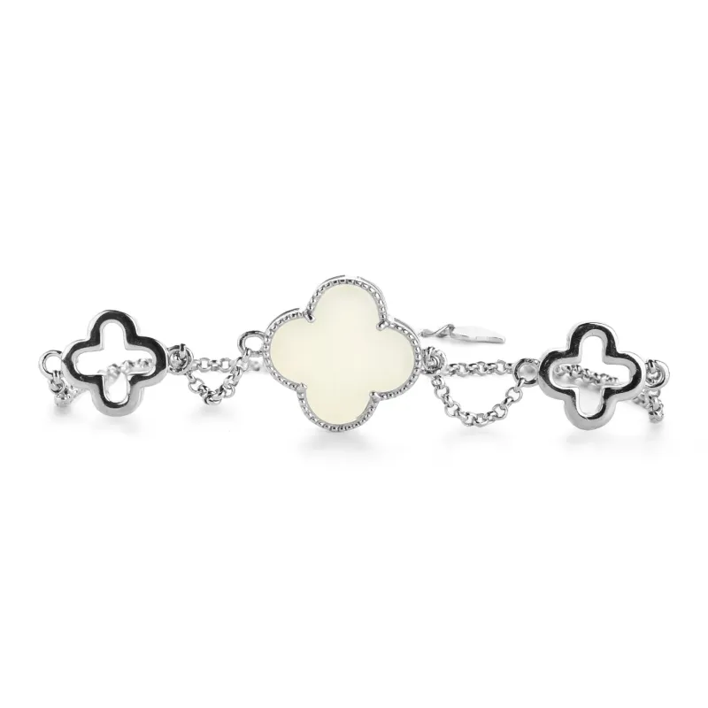 CHINA GOLD Bracelets Pale Greenish White Jade Women's-1