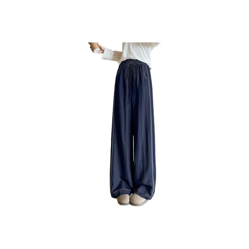 Weixi Casual Pants Women's Dark Blue-4